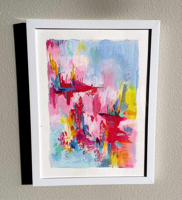 Daylight - abstract acrylic painting