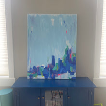 Load image into Gallery viewer, City blues - Abstract acrylic painting